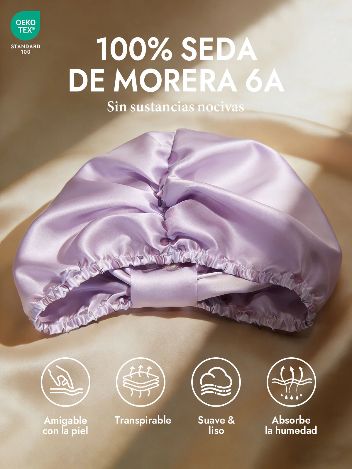 Gorro Turbante de Seda Pura - Image 50