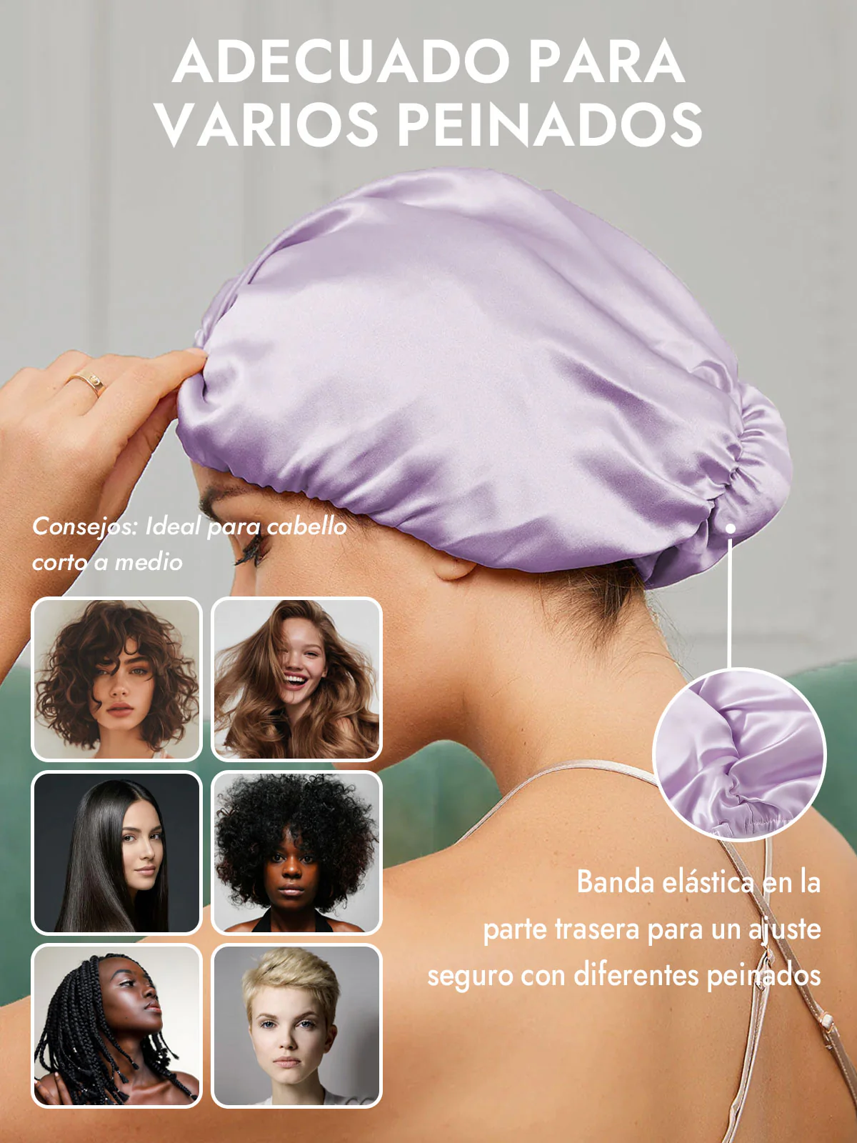 Gorro Turbante de Seda Pura - Image 53