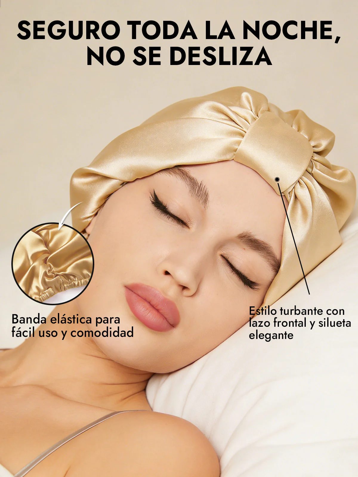 Gorro Turbante de Seda Pura - Image 58