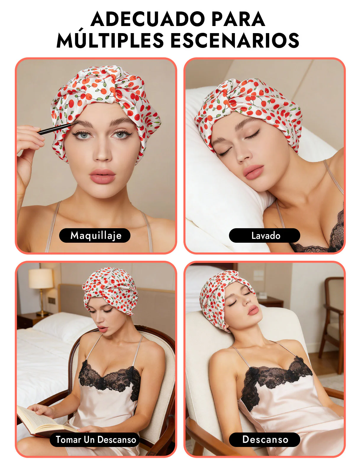 Gorro Turbante de Seda Pura - Image 6