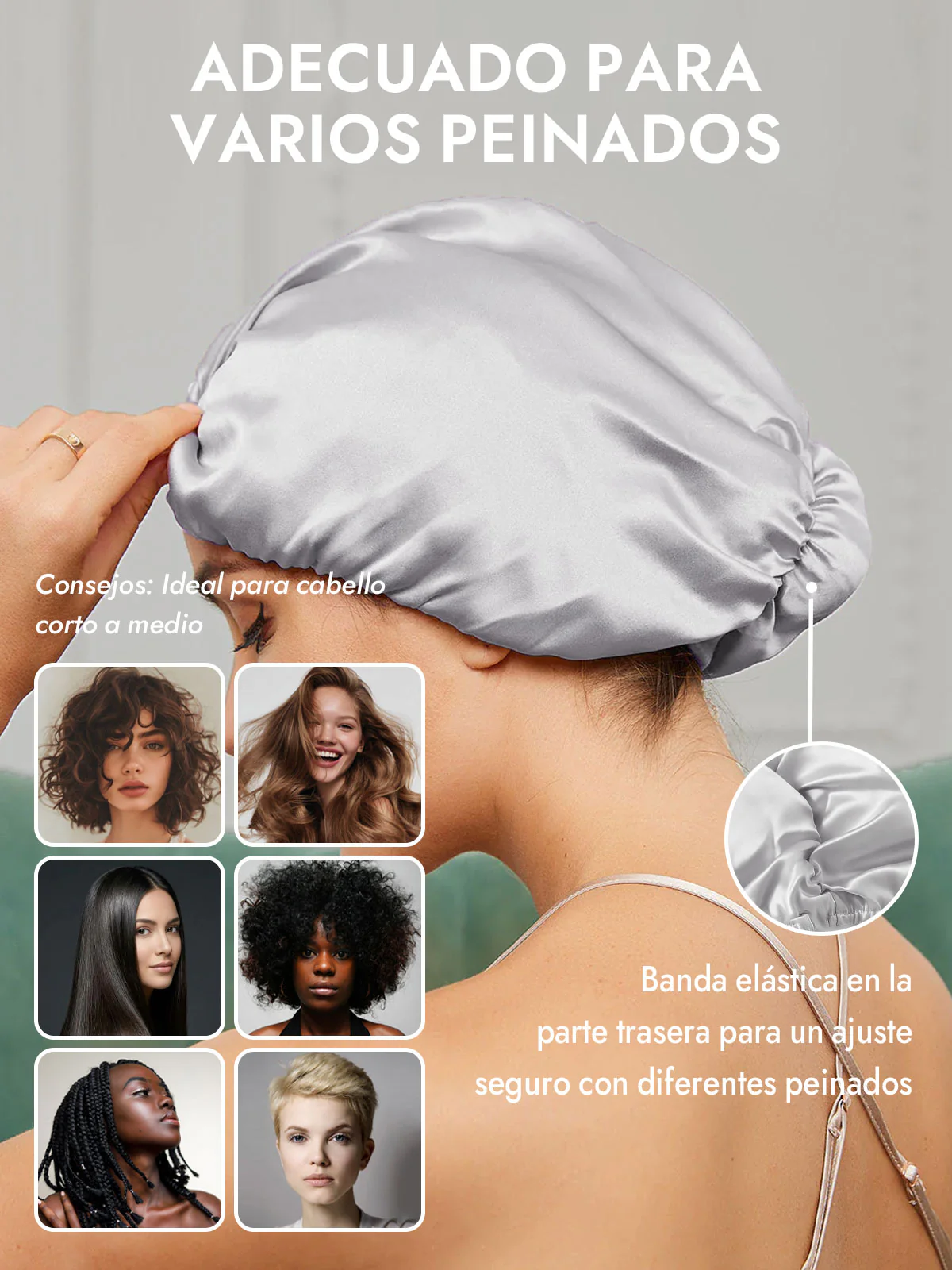 Gorro Turbante de Seda Pura - Image 65
