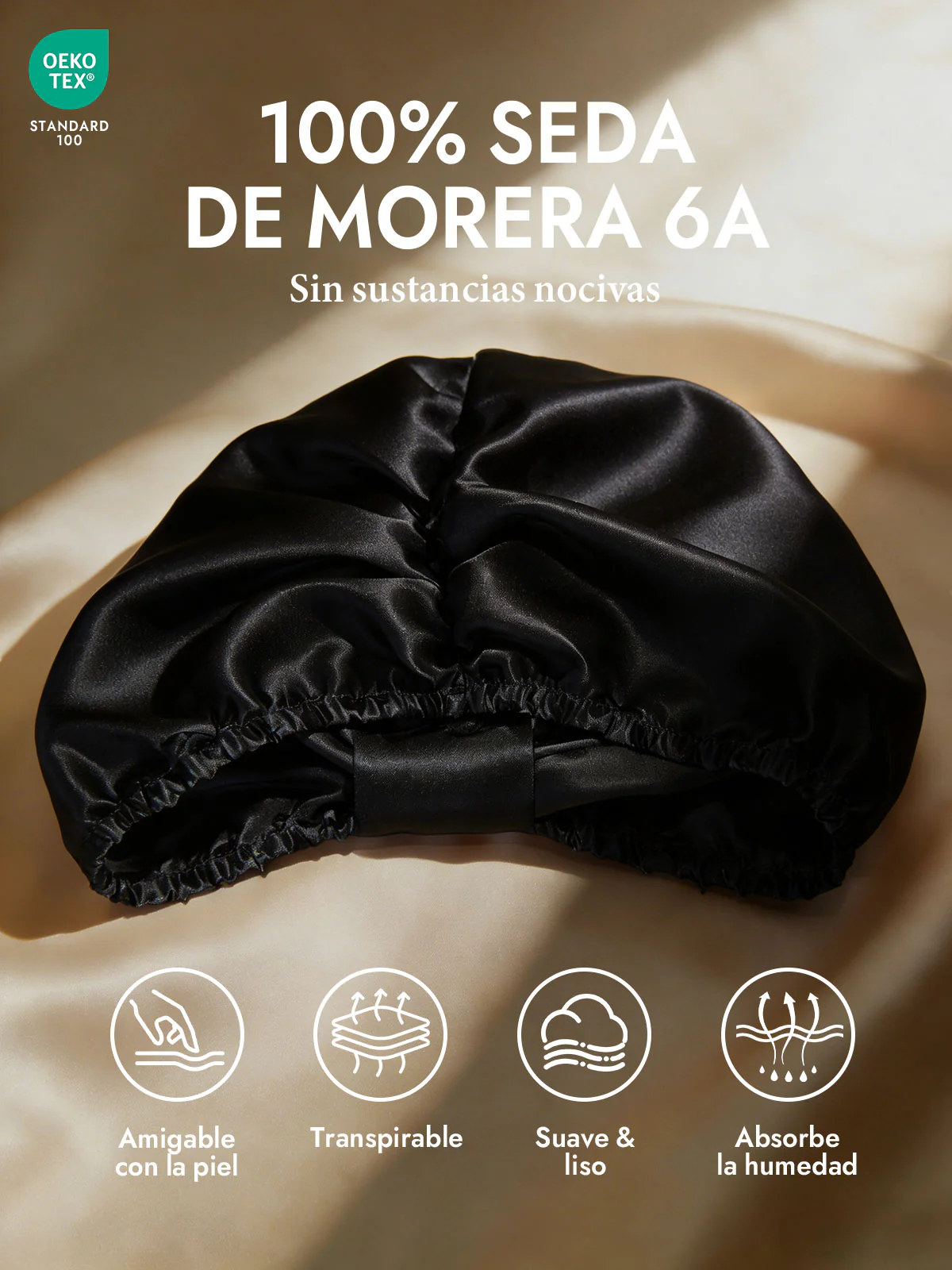 Gorro Turbante de Seda Pura - Image 8
