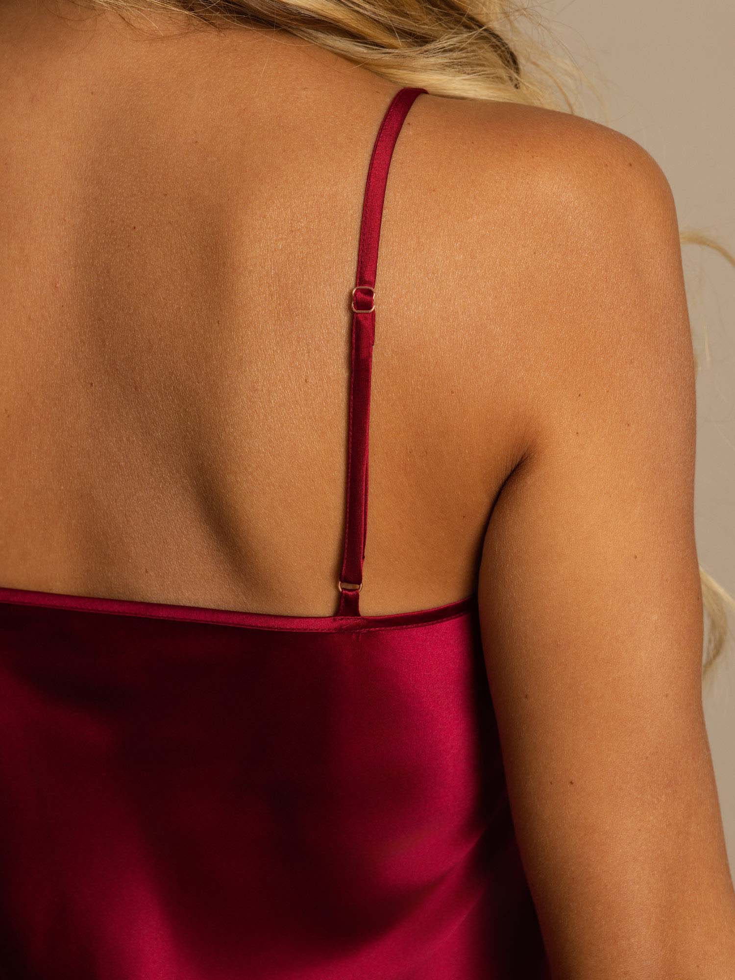 Camisón camisón sexy de pura seda - Image 18