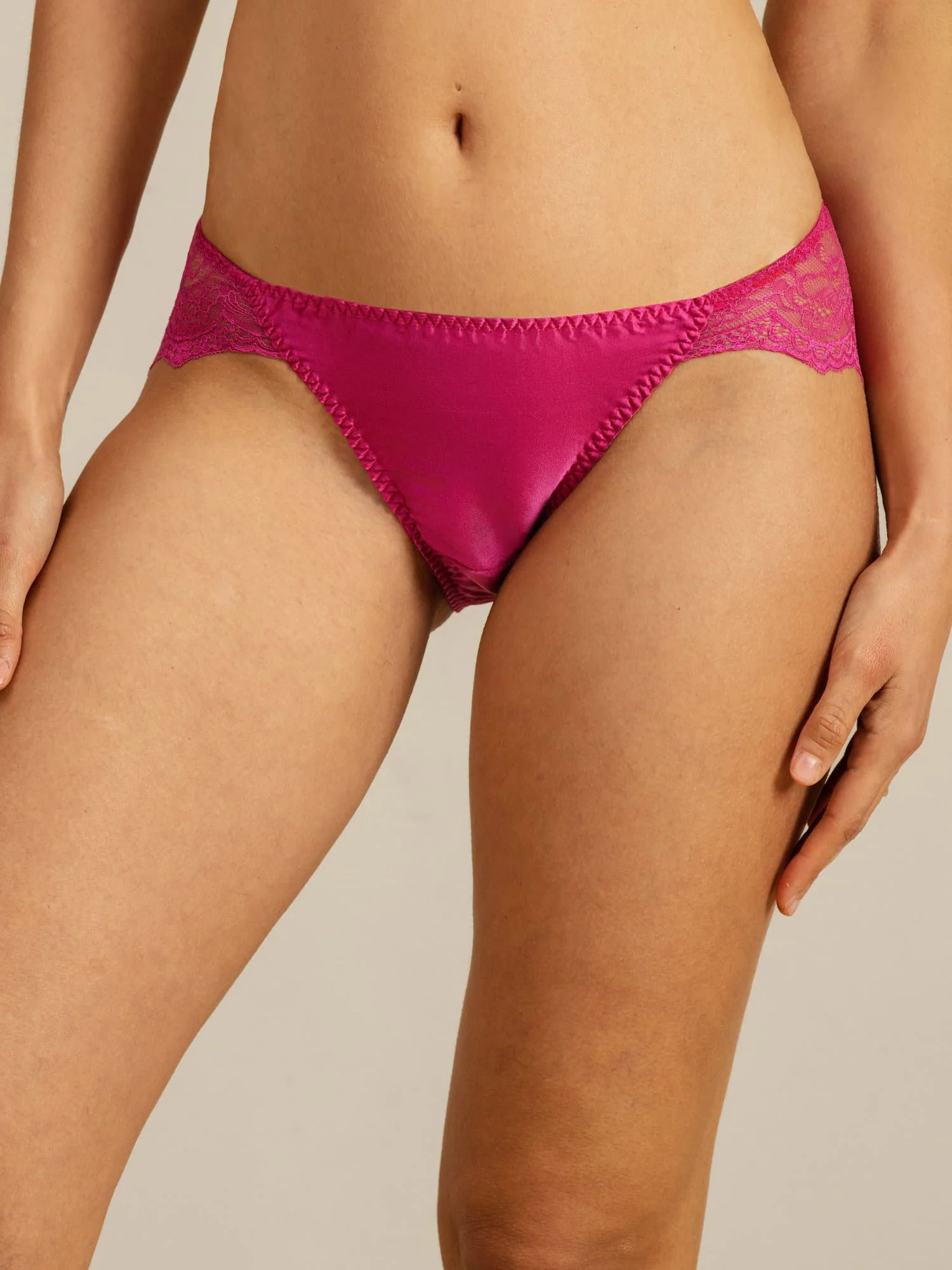 Braga Sexy Comfort De Seda Pura Con Encaje Ondulado - Image 10