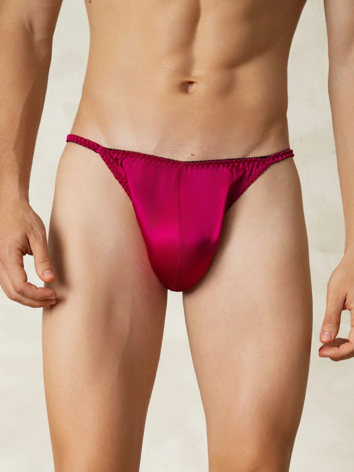 100% Seda de Morera Tanga Hombre Ropa Interior - Image 34