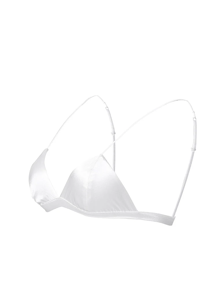 Sujetador Sexy sin Aros de Jersey de Seda (Braguitas no incluidas) - Image 11