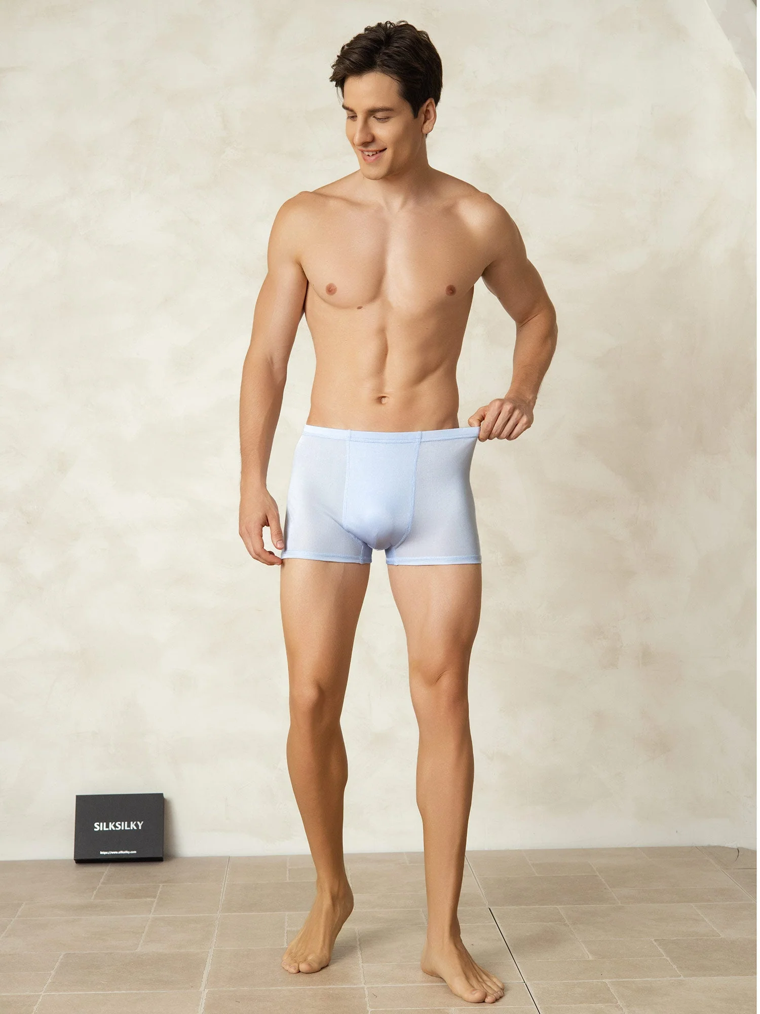 Pure Silk Boxers Hombre Ropa Interior - Image 16