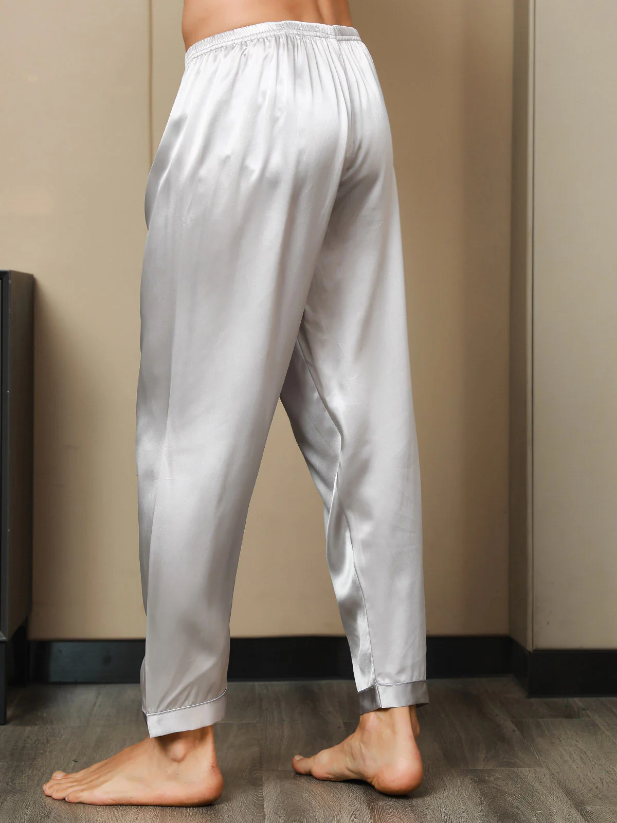 Seda Pura Casual Dormir Pantalones - Image 24