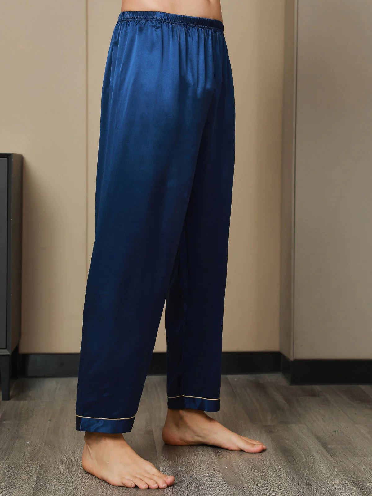 Seda Pura Casual Dormir Pantalones - Image 5