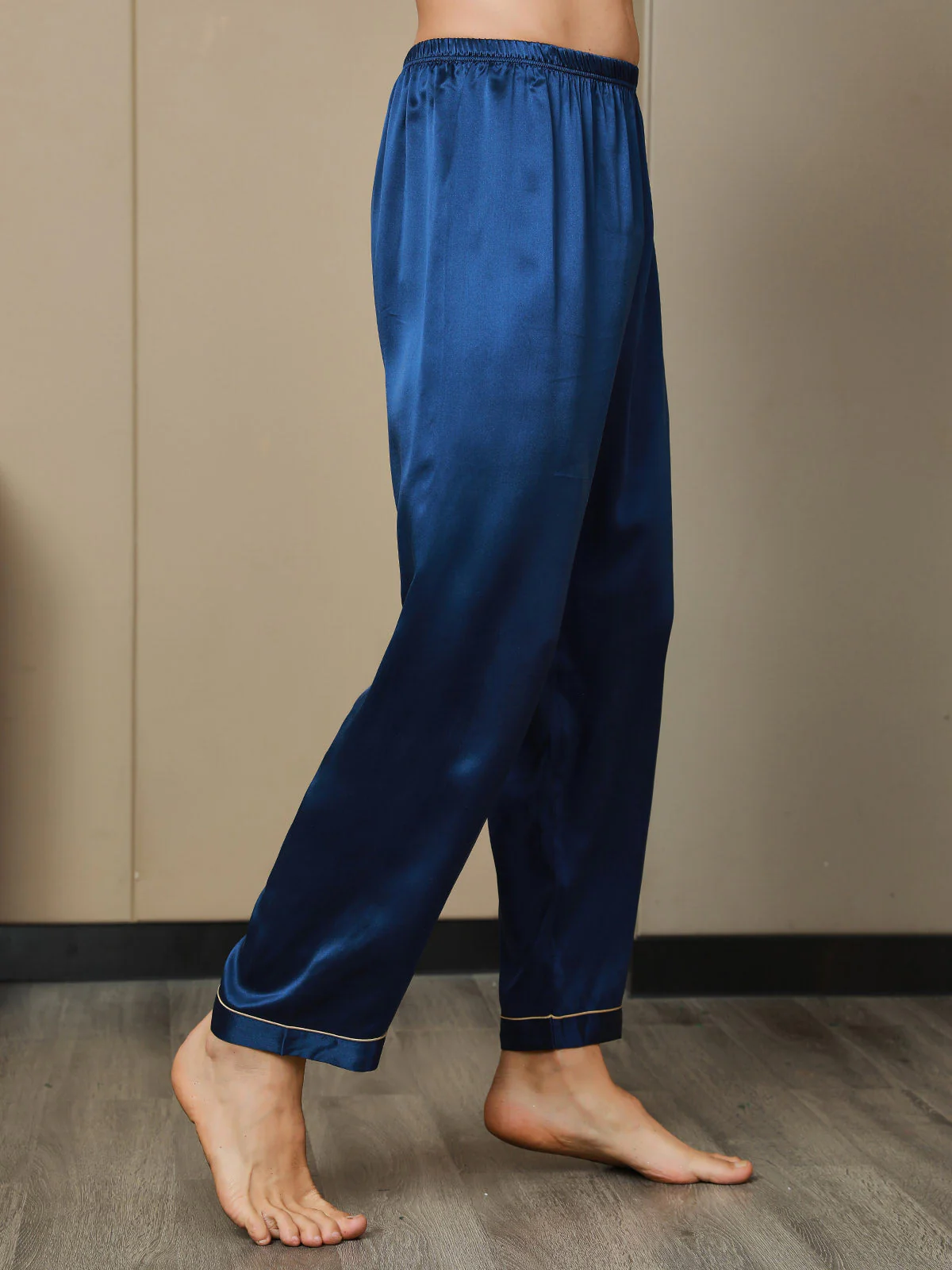 Seda Pura Casual Dormir Pantalones - Image 6