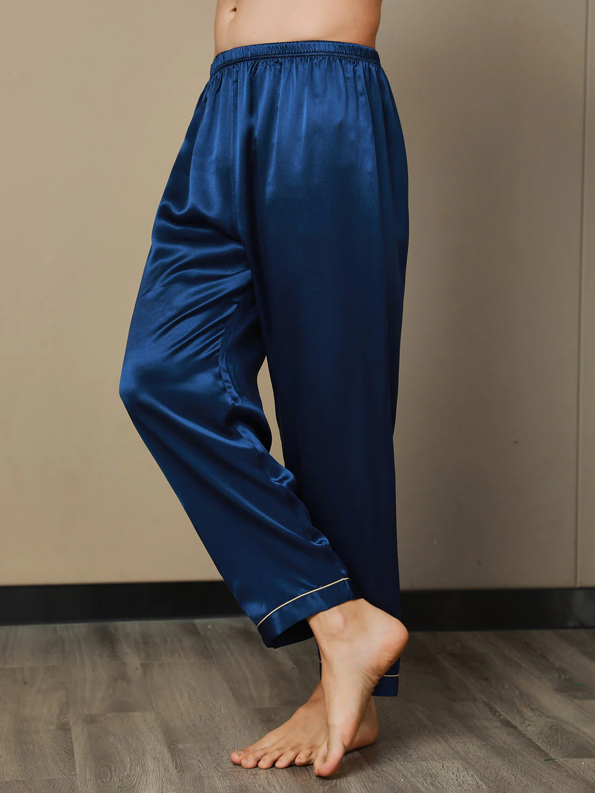 Seda Pura Casual Dormir Pantalones - Image 7