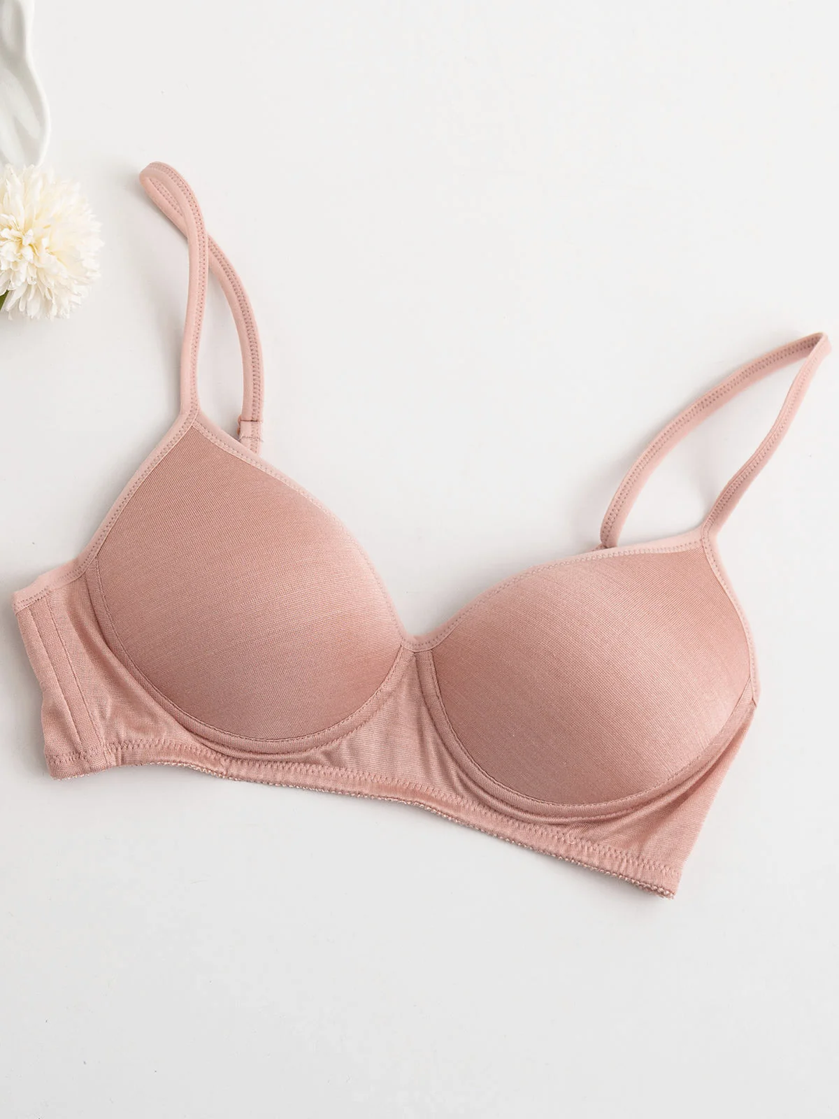 Bralette Deportiva Sin Aros De Jersey De Seda Cómoda - Image 27