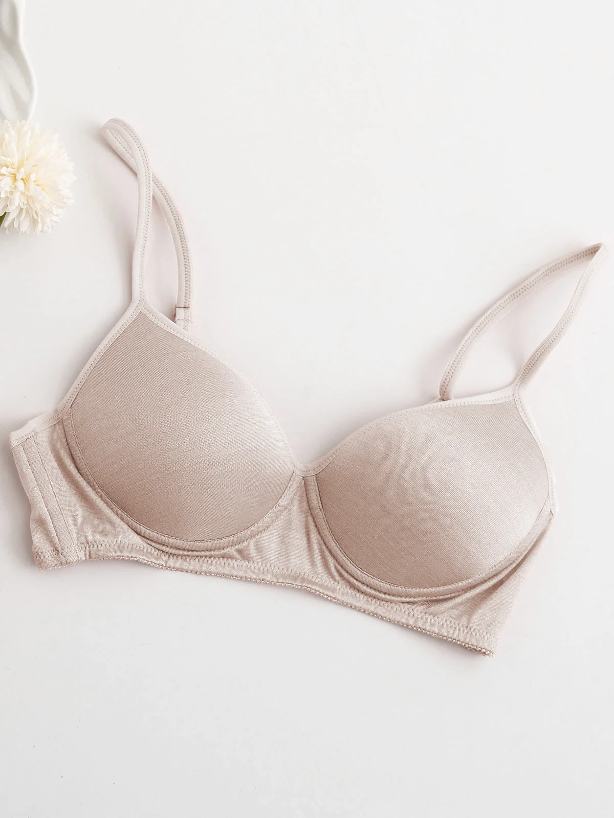 Bralette Deportiva Sin Aros De Jersey De Seda Cómoda - Image 42