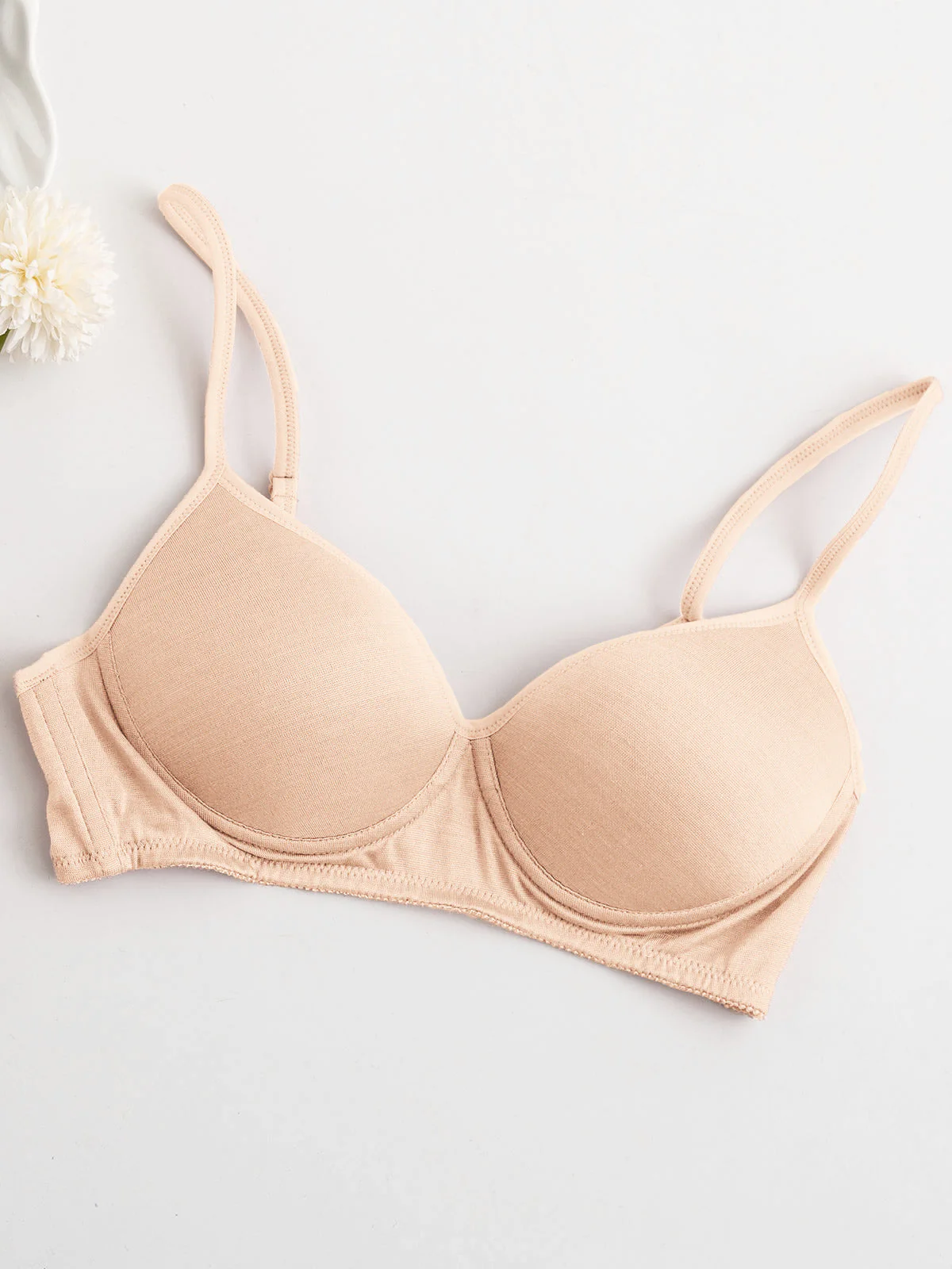 Bralette Deportiva Sin Aros De Jersey De Seda Cómoda - Image 52