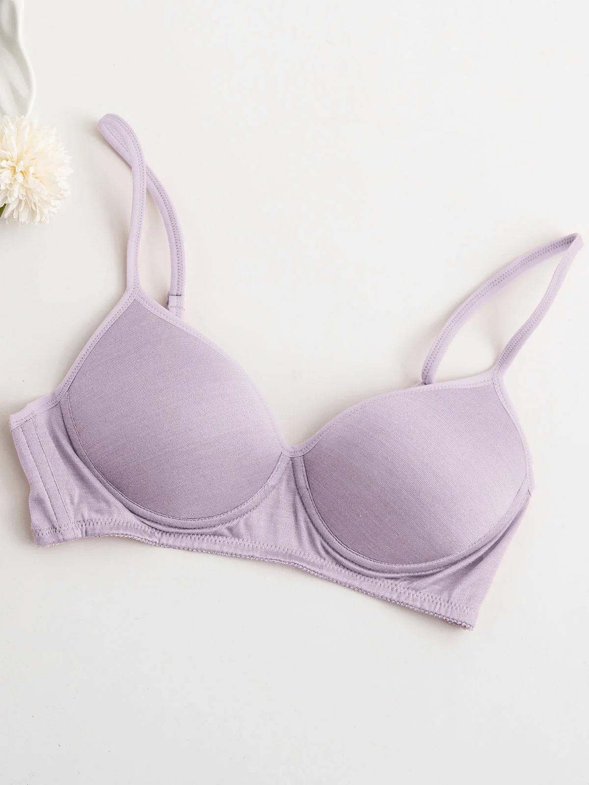 Bralette Deportiva Sin Aros De Jersey De Seda Cómoda - Image 57